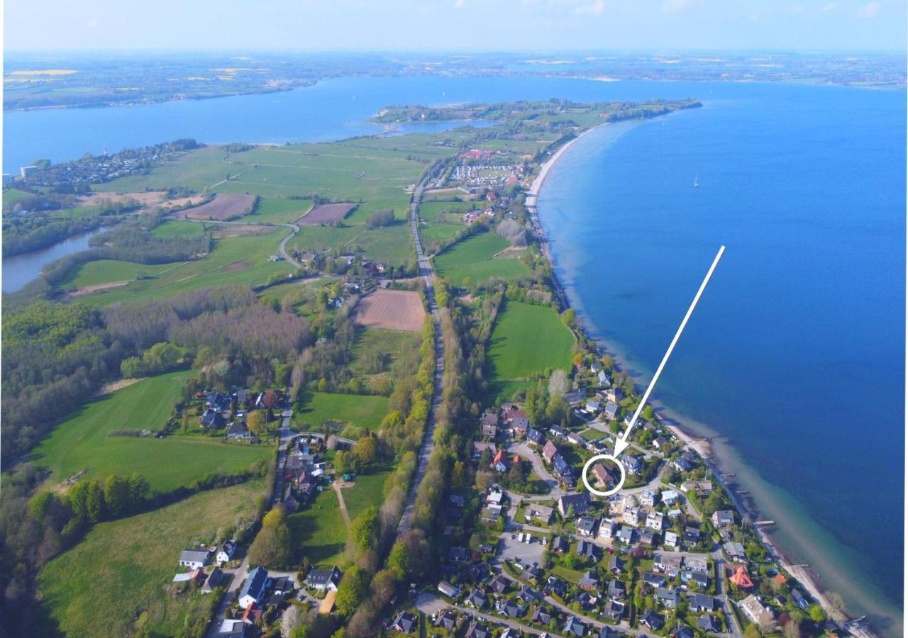 Seeblick II - Gemuetliche 60Qm - Ganzes Haus - 50M Zum Naturstrand - Mit Terrasse Und Grossem Garten Glücksburg Eksteriør bilde